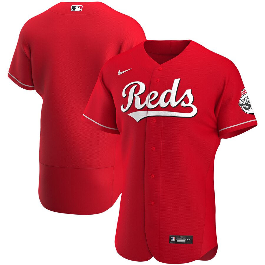 Cincinnati Reds Men Nike Red Alternate 2020 Authentic MLB Jersey->cincinnati reds->MLB Jersey